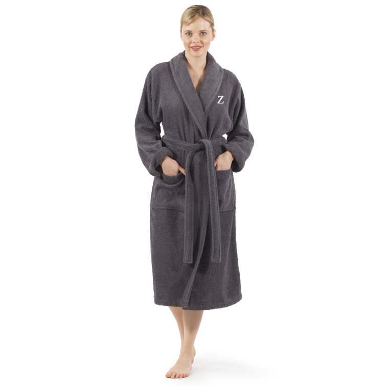 Lark Manor Tamika Terry Cloth Bathrobe with Pockets & Reviews Wayfair